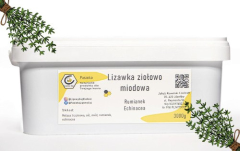 Lizawka Ziołowa na Układ Oddechowy - Tymianek, Mięta 3kg Lizawka Ziołowa na Układ Oddechowy - Tymianek, Mięta 3kg
